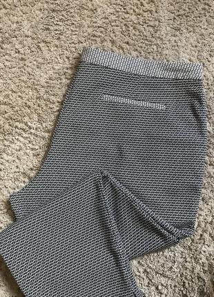 Брюки с принтом завышенные штаны с геометрическим рисунком брюки на осень6 фото