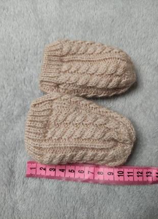 Варіжки на флісі зимові дитячі без пальчика 3