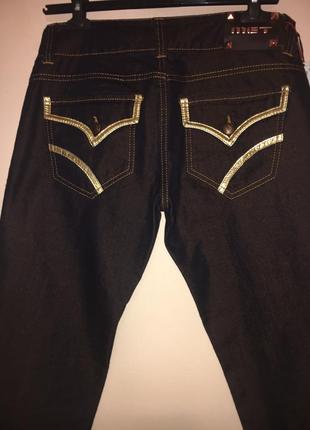 Роскошные джинсы met injeans., 100% оригинал, италия.3 фото