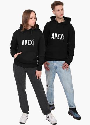 Худи женский апекс леджендс лого (apex legends logo) кенгуру (8921-3499) черный xl5 фото