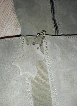 Сапоги женские из натуральной замши / женская обувь / демисезонные сапоги / натуральная обувь2 фото