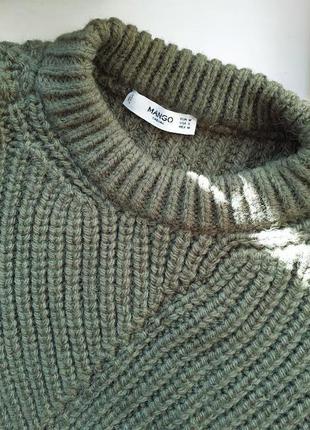Свитер крупной вязки пуловер джемпер6 фото