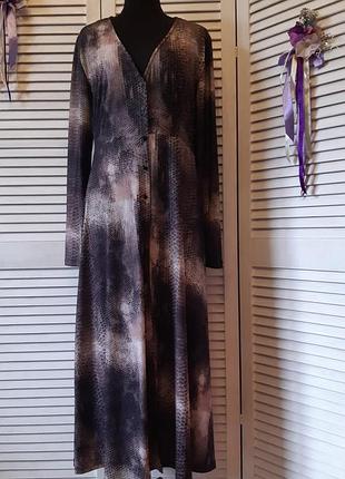 Сукня в зміїний принт, рептилія zara