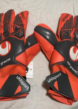 Нові воротарські рукавиці uhlsport розмір 83 фото