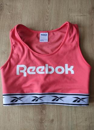 Шикарный женский спортивный топ- бра  reebok classic, оригинал, м.  модель 2019 года