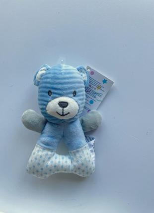 М’яка іграшка брязкальце ведмедик для малюка1 фото