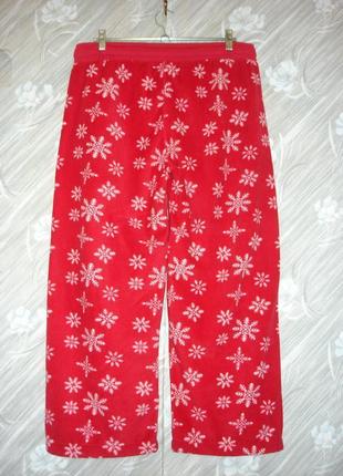 Флісові штани в сніжинки "secret possessions" 16-18 р мадрид3 фото