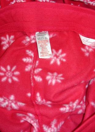 Флісові штани в сніжинки "secret possessions" 16-18 р мадрид4 фото
