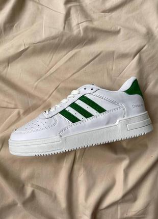 Жіночі кросівки adidas dass-ler white green / smb2 фото