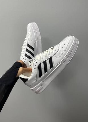 Жіночі кросівки adidas dass-ler white black grey / smb5 фото