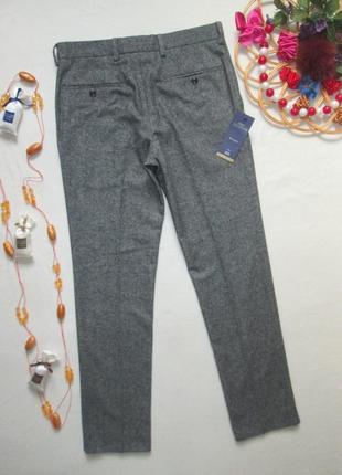 Мега шикарные теплые стильные брюки с шерстью серый меланж next ❄️⛄❄️4 фото