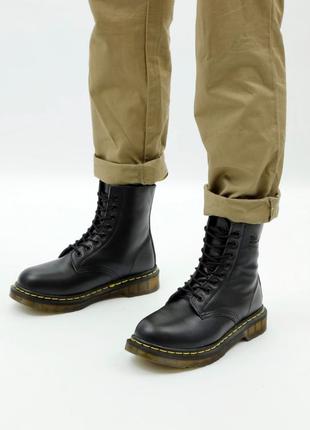 Зимові чоловічі черевики dr. martens/ мужские зимние ботинки доктор мартэнс