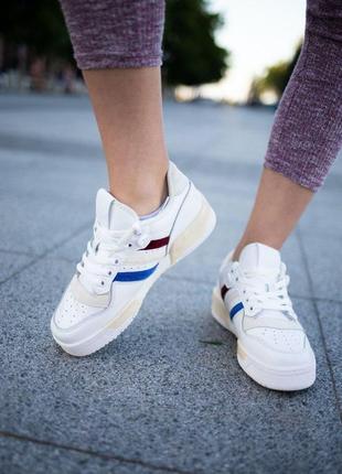 Жіночі кросівки adidas drop step white yellow / smb3 фото