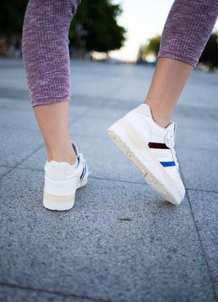 Жіночі кросівки adidas drop step white yellow / smb4 фото