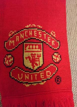 Manchester шарф футбольный2 фото