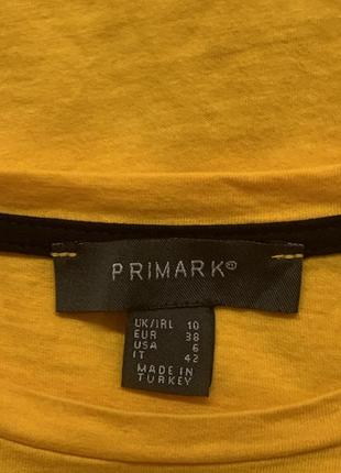 Укорочённая футболка топ primark желтого цвета размер m5 фото