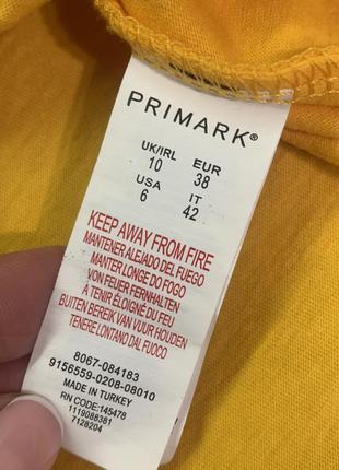 Укорочённая футболка топ primark желтого цвета размер m6 фото