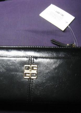 Кошелек женский портмоне черный2 фото