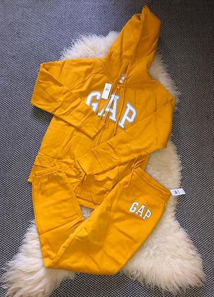 Спортивный костюм gap фдисовый тёплый на молни зип худи3 фото