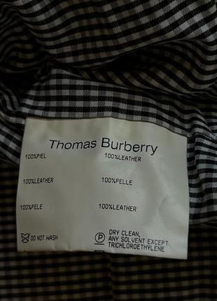 Шкіряна куртка thomas burberry оригінал2 фото