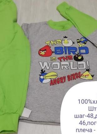 Піжама утеплена angry birds