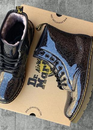 Зимові жіночі черевики dr. martens, женские зимние ботинки доктор мартинс6 фото