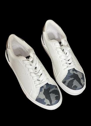 Кеды steven by steve madden parody camo multi lace up low top fashion sneaker