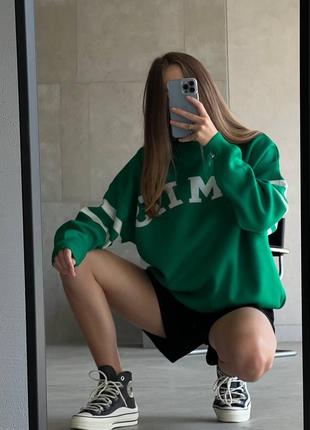 Зелёный свитер, кофта