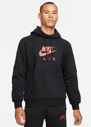 Худи, кофта, толстовка  nike air pullover hoodie black