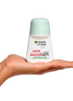 Кульковий дезодорант-антиперспірант garnier mineral