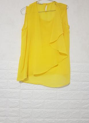 Жовта блуза oodji1 фото