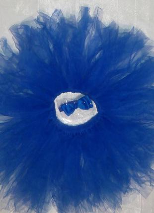 Спідничка туту синя, голуба на 1-1,5р.3 фото
