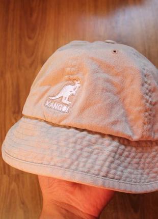 Хлопковая унисекс шляпа панама kangol cotton twill tennis hat