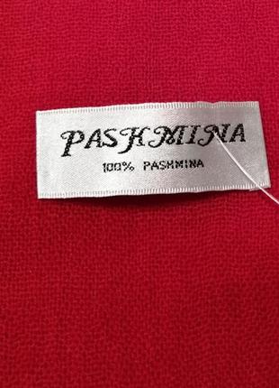 Палантін pashmina, 100% пашміна-кашемір8 фото