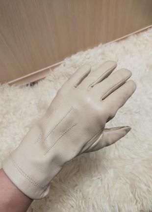 Перчатки рукавички з натуральної шкіри3 фото