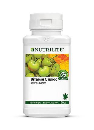 Nutrilite витамин с вітамін с плюс 180 таб. амвей емвей нутрілайт нутрилайт бады