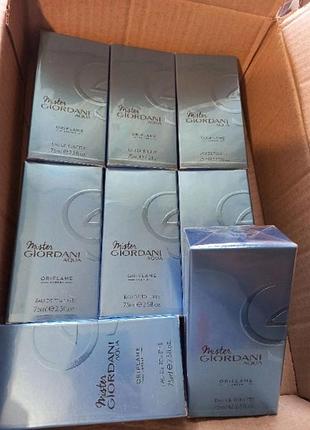 Шикарна чоловіча туалетна водичка 75мл mister giordani