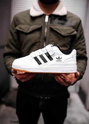 Чоловічі кросівки adidas forum white black 1 / smb