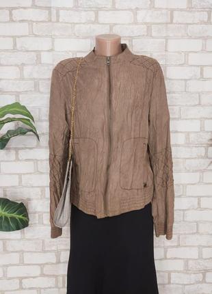 Фирменная gin tonic мега крутая куртка/ветровка деми (осень-весна) под замш, размер л-ка