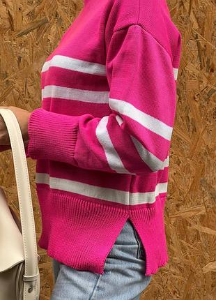 Светр смужка оверсайз 10