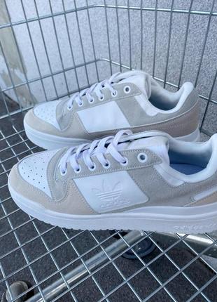 Жіночі кросівки adidas forum cream / smb