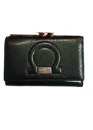 Якiсний модний гаманець шкiряний з логотипом s.f.2 фото