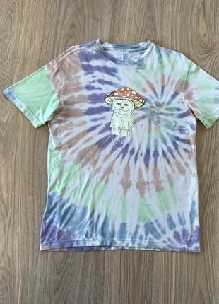 Мужская хлопковая футболка с принтом тай дай Ripndip rip n dip футболка mushroom cat