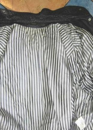 Большая стильная женская кожаная куртка norma. германия. лот 2485 фото