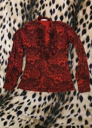 Трикотажна блуза кофточка