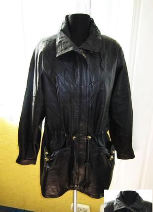 Стильна жіноча шкіряна куртка echtes leder. vera pelle. італія. лот 2503 фото
