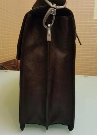 Деловой мужской кожаный портфель arthur&astor original3 фото