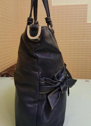 Стильная женская сумка 100% кожа toscani original4 фото