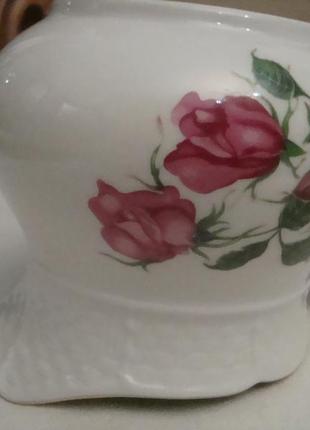 Красивый молочник сливочник роза фарфор чехословакия №ба203 фото