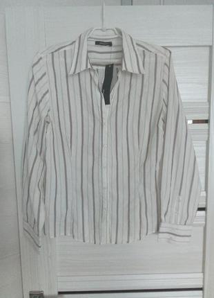 Брендовая блуза-рубашка р.14-16.
